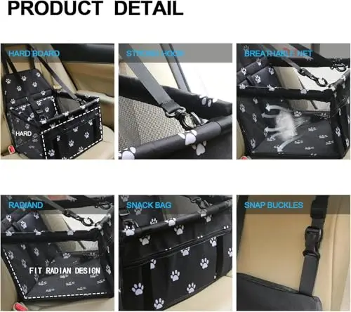 Dog Car Booster Seat for Small Dogs, photo 3