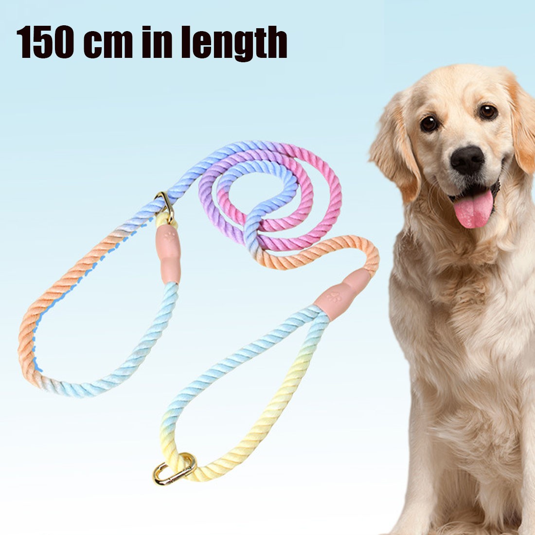Pastel Rope Dog Lead, 1.5 m, photo 3