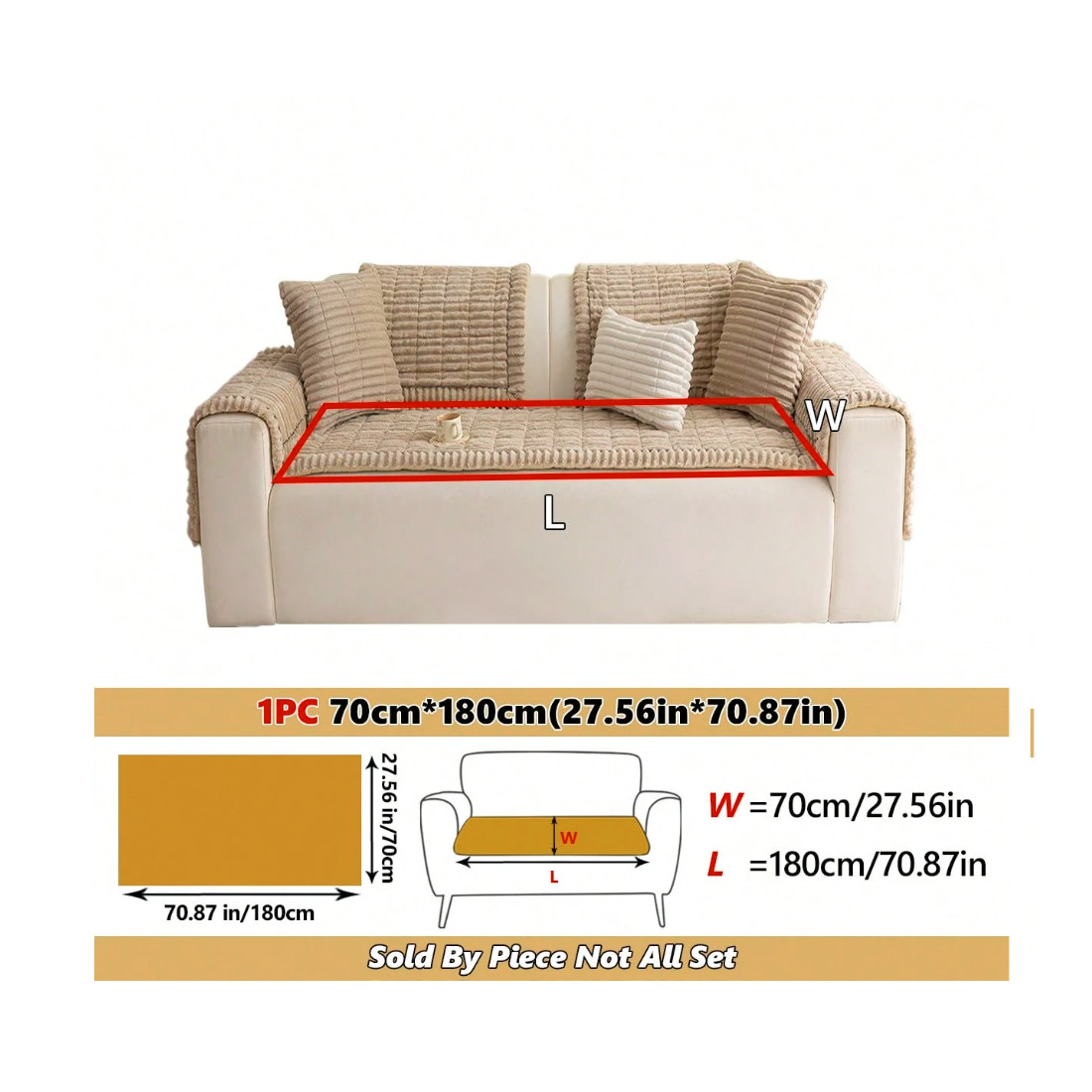 Washable Plush Sofa Cover for Dogs, photo 7