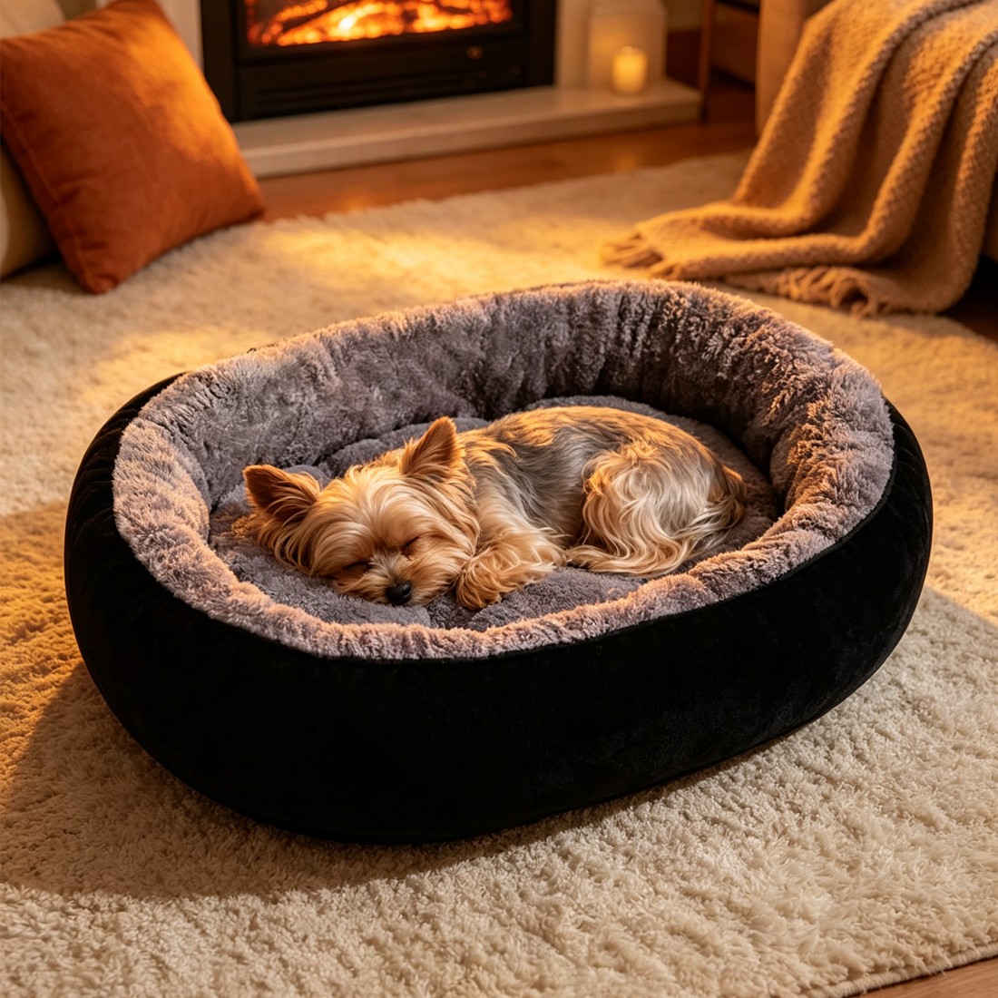 Washable Fleece Dog Bed, photo 6